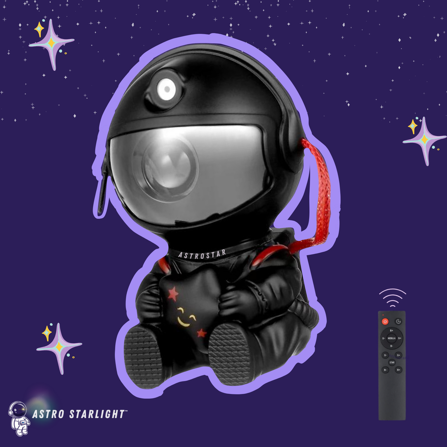 AstroStar™ Astronaut Projector - Galaxy Starlight
